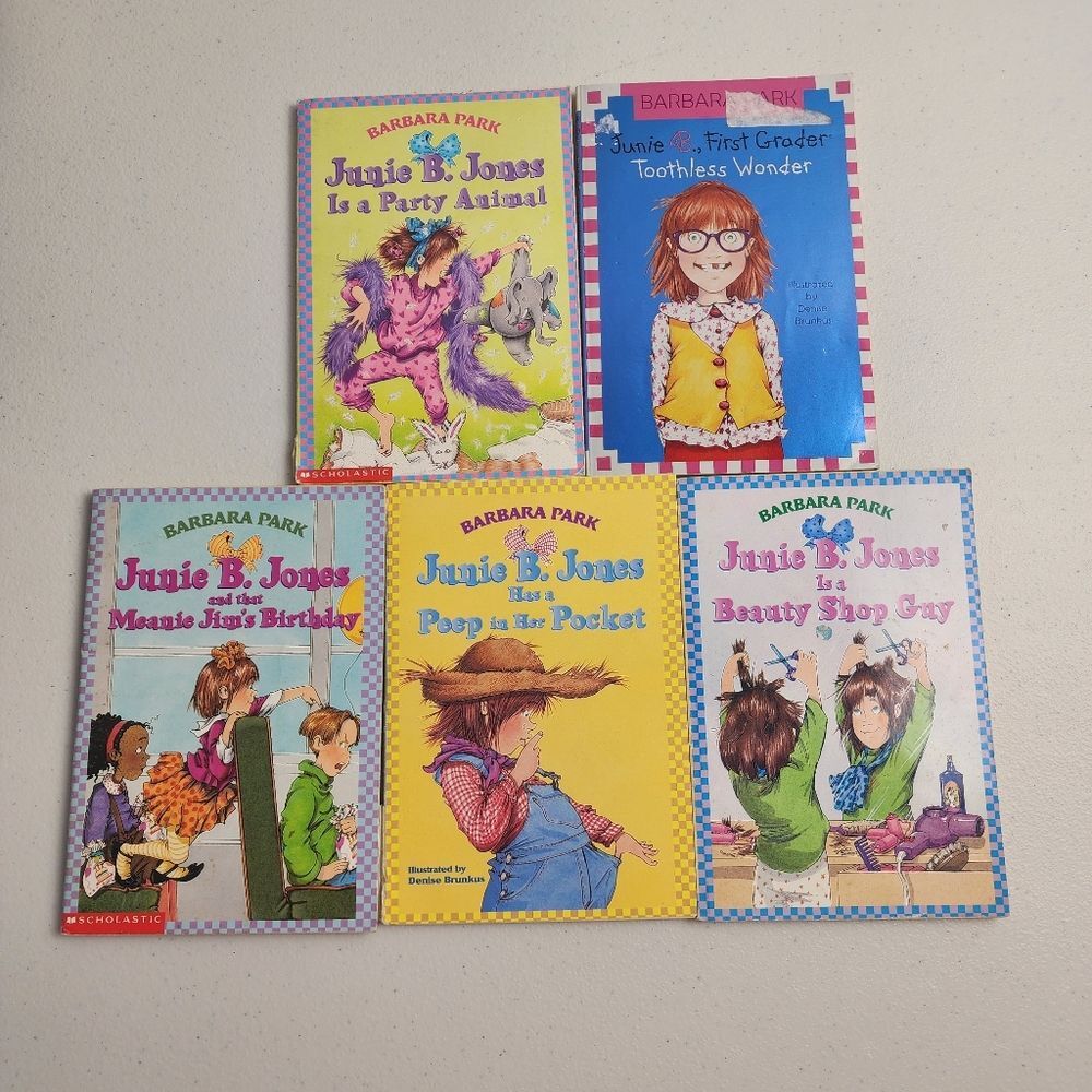 Junie B. Jones Lot of 5 Books Barbara Park Early Reader Chapter Books